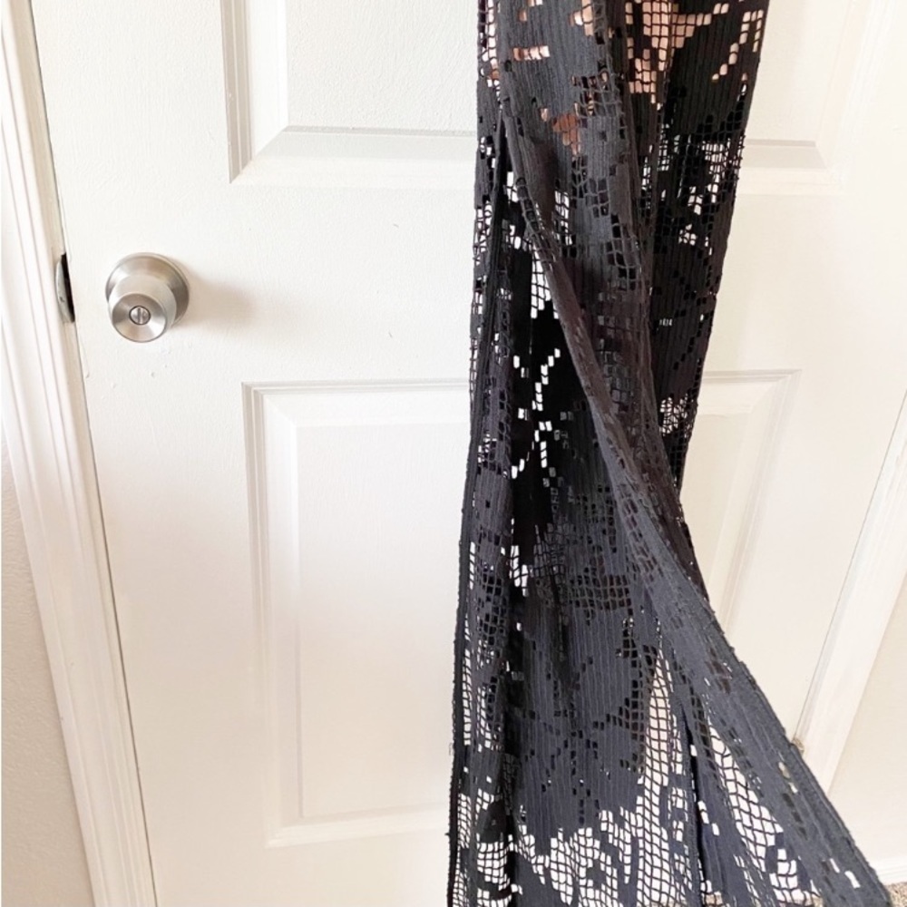 ALICE McCALL Billsberry Black Lace Side Split Hem Jumpsuit Fairy Goth - Picture 11 of 15